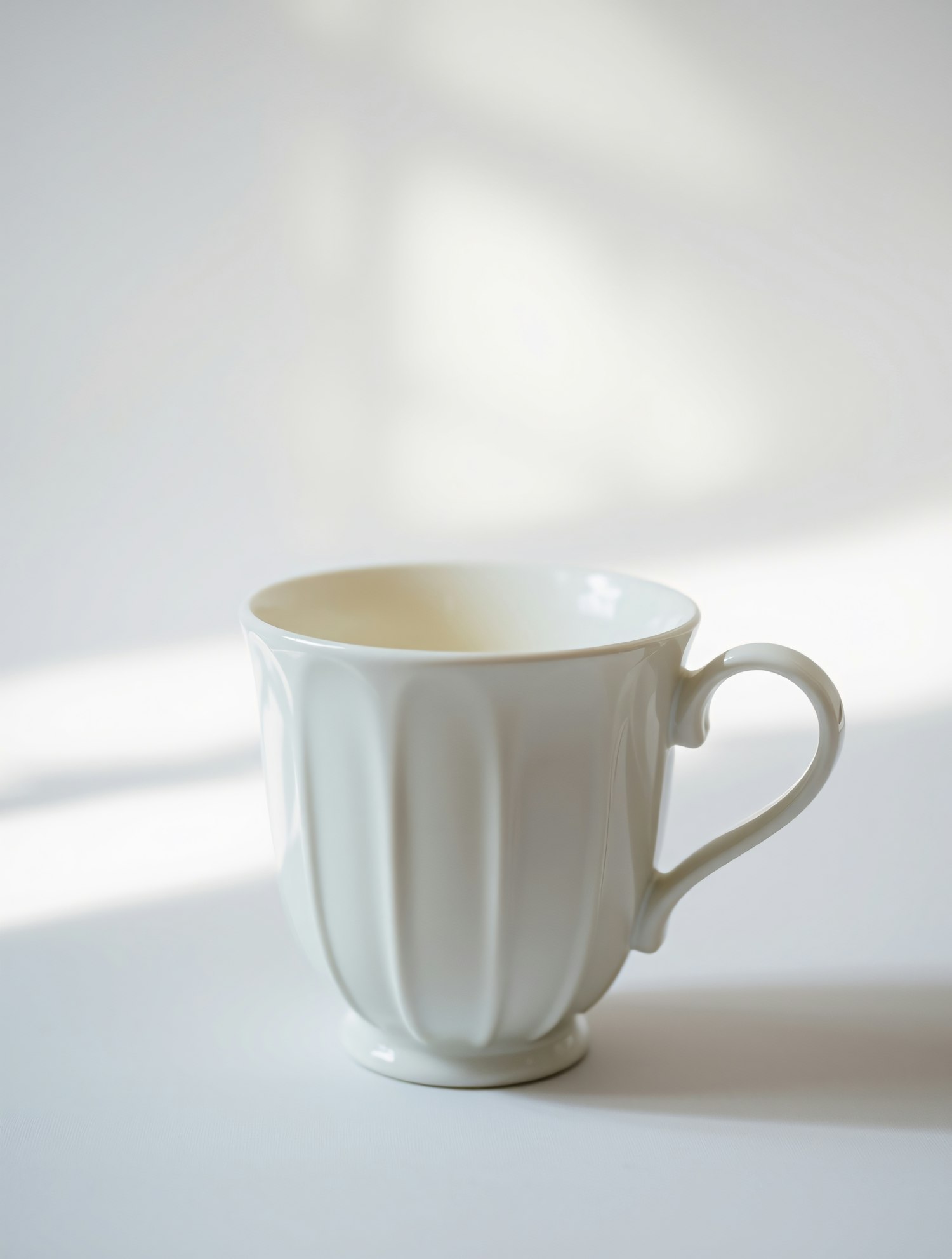 Elegant White Ceramic Mug