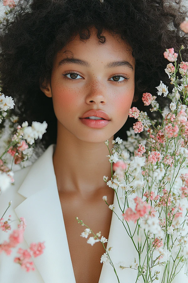 Ethereal Floral Portrait