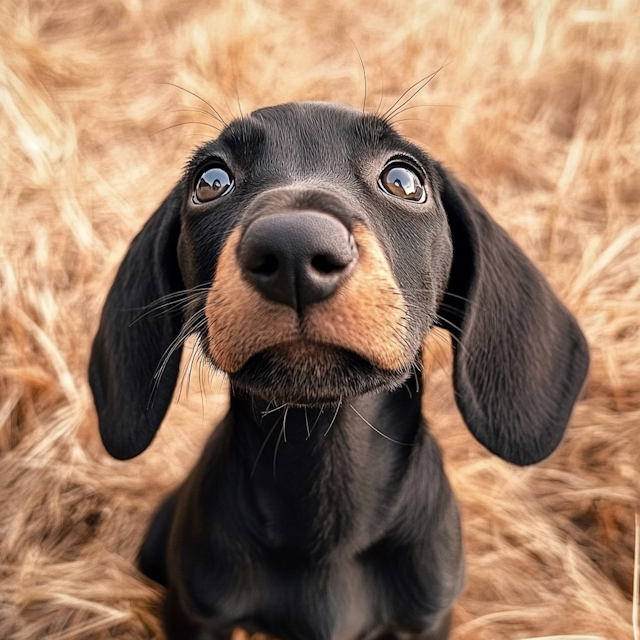 Curious Dachshund Puppy