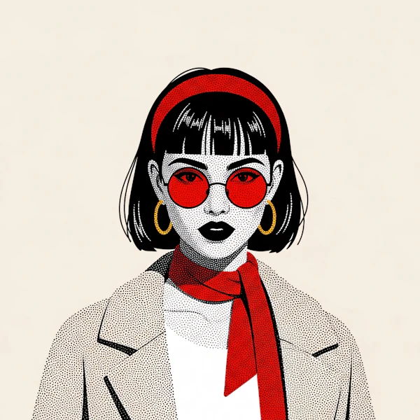 Stylized Woman Portrait