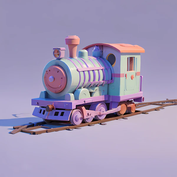 Colorful Toy Train