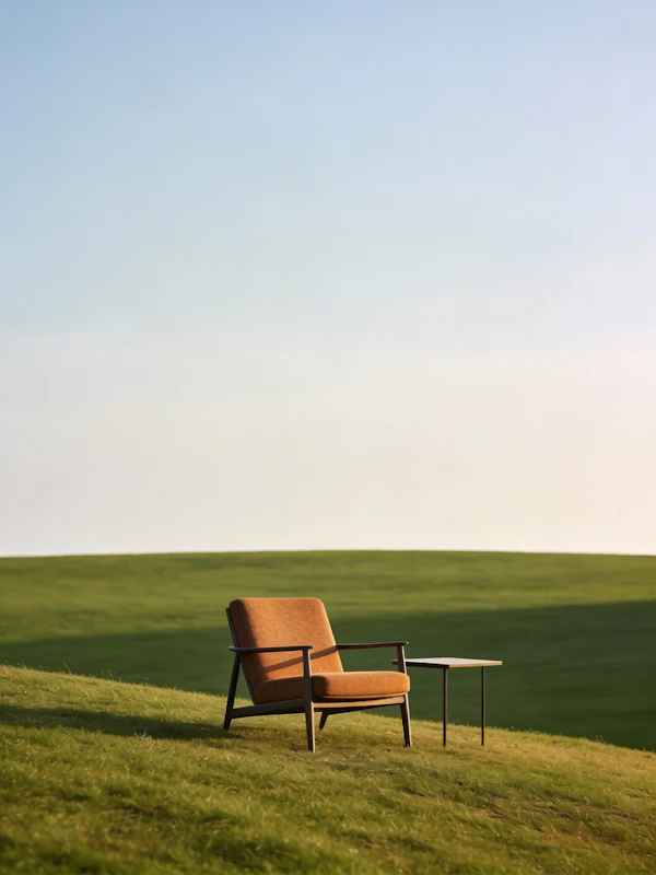 Serene Chair on Hill