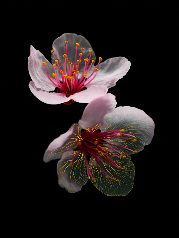 Ethereal Pink Flowers