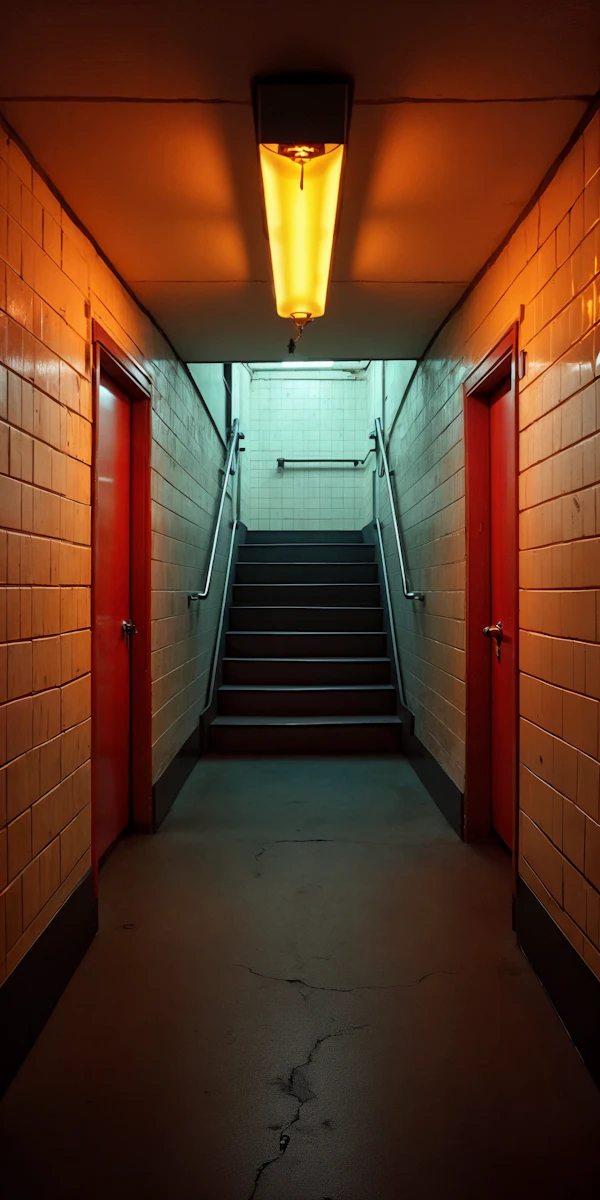 Moody Corridor Scene