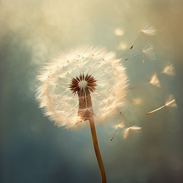 Golden Dandelion Whispers