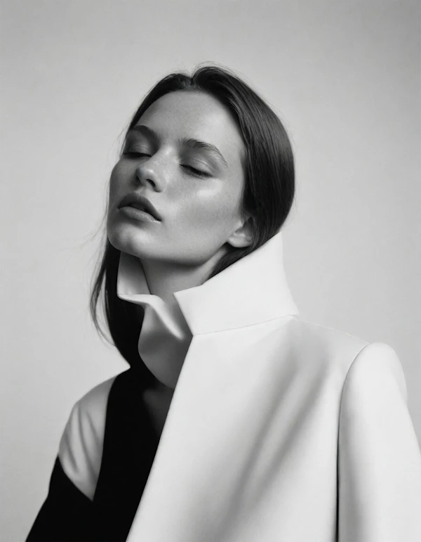Black-and-White Portrait