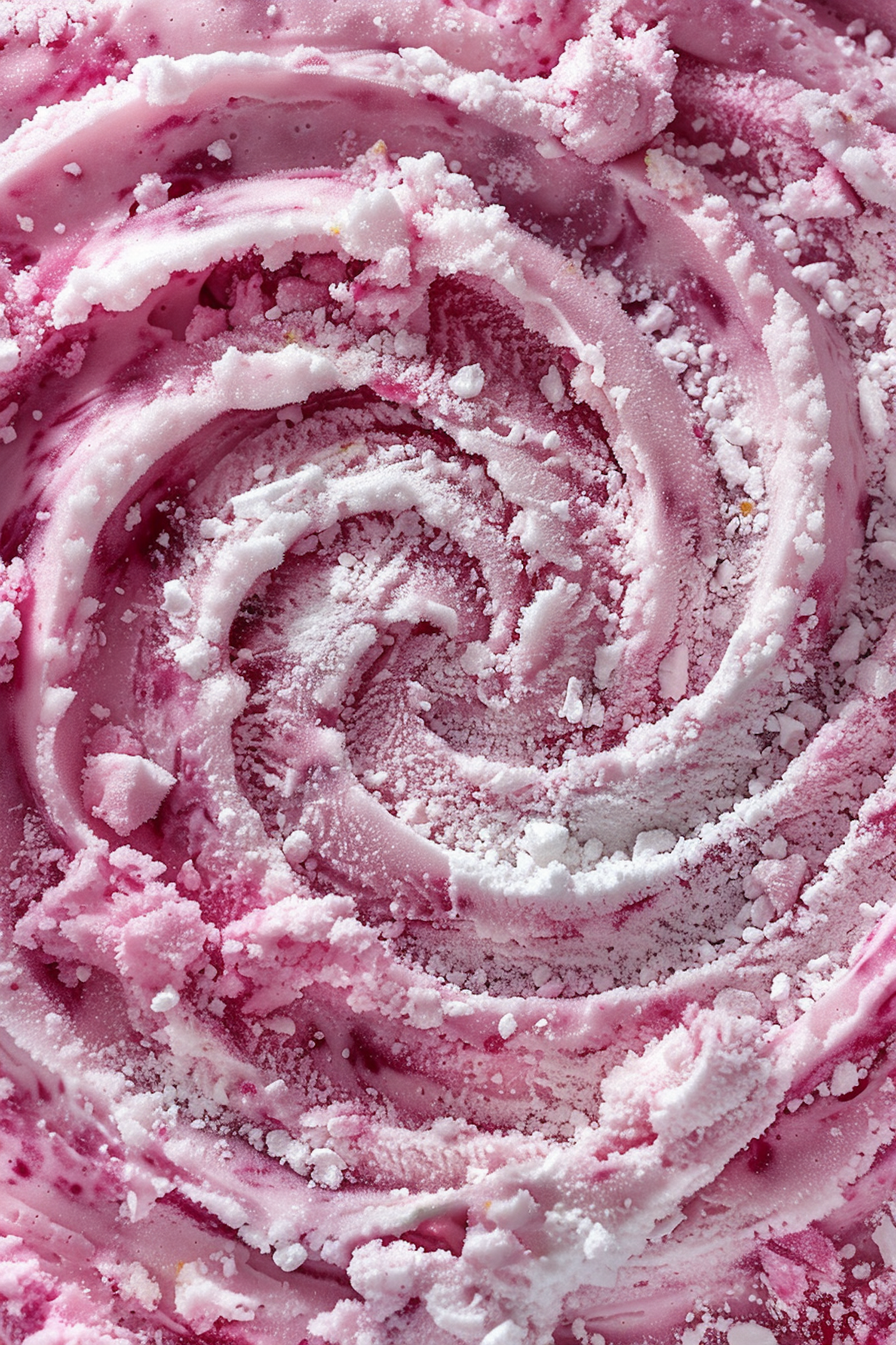 Swirled Pink Dessert Texture