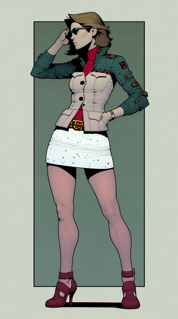 Stylized Confident Woman