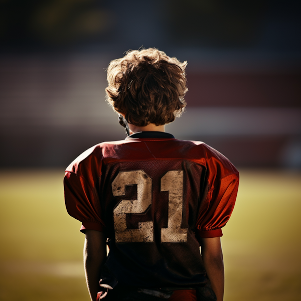 Contemplative Athlete at Twilight