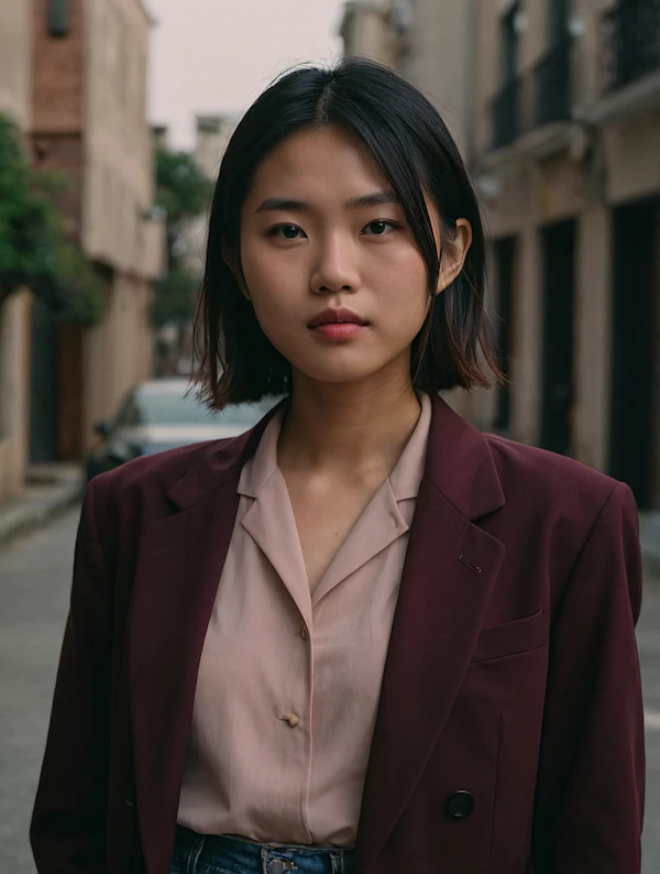 Urban Portrait of a Young Woman