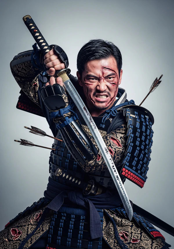 Samurai Warrior Portrait