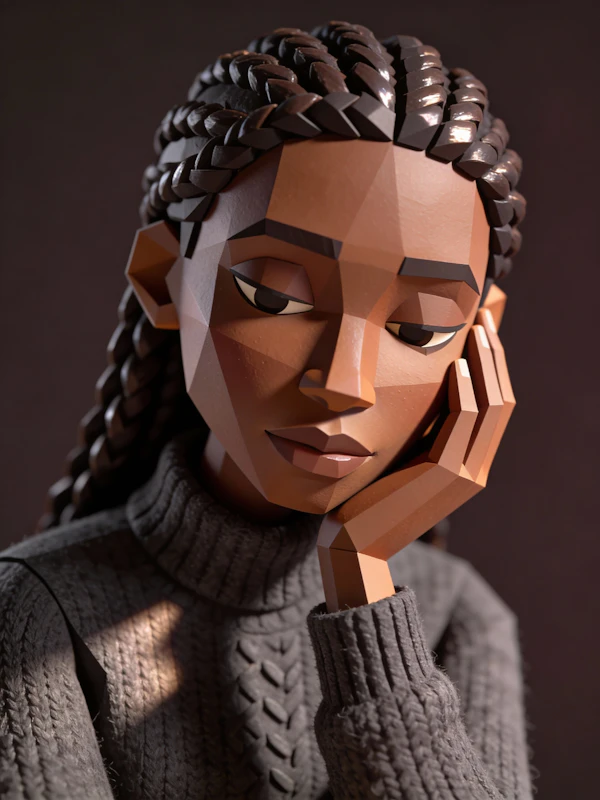 Polygonal Character Portrait