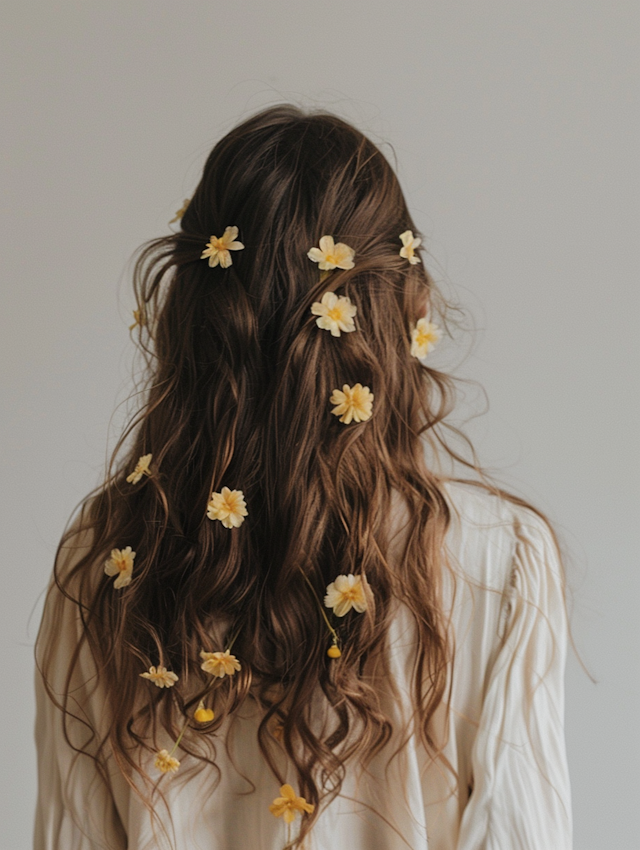 Floral Hair Portrait