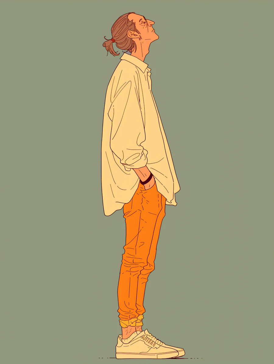 Stylized Profile Illustration