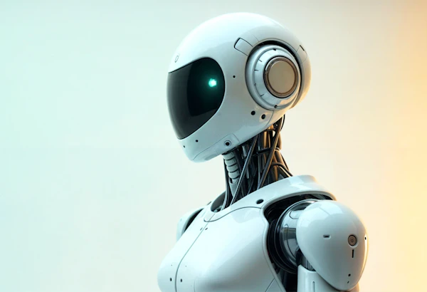 Futuristic Humanoid Robot