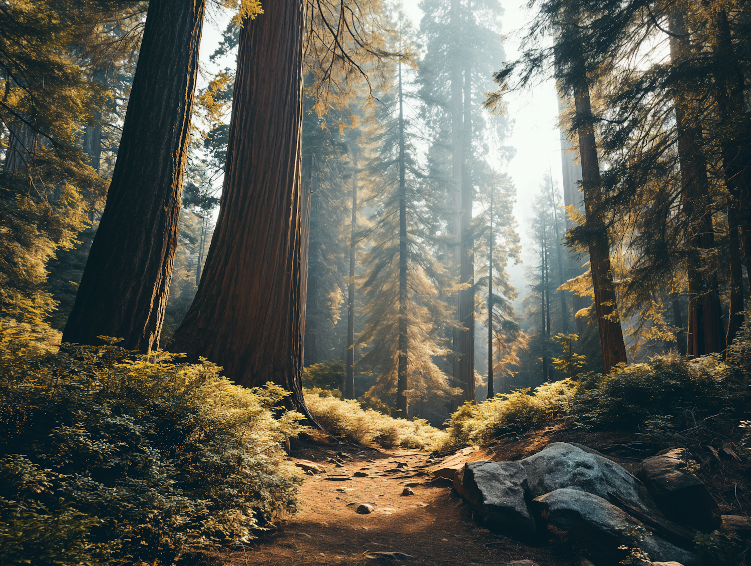 Ancient Sequoias: Pathway to Serenity