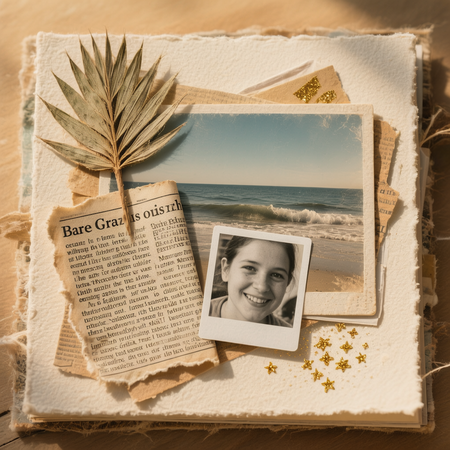 Nostalgic Scrapbook Scene