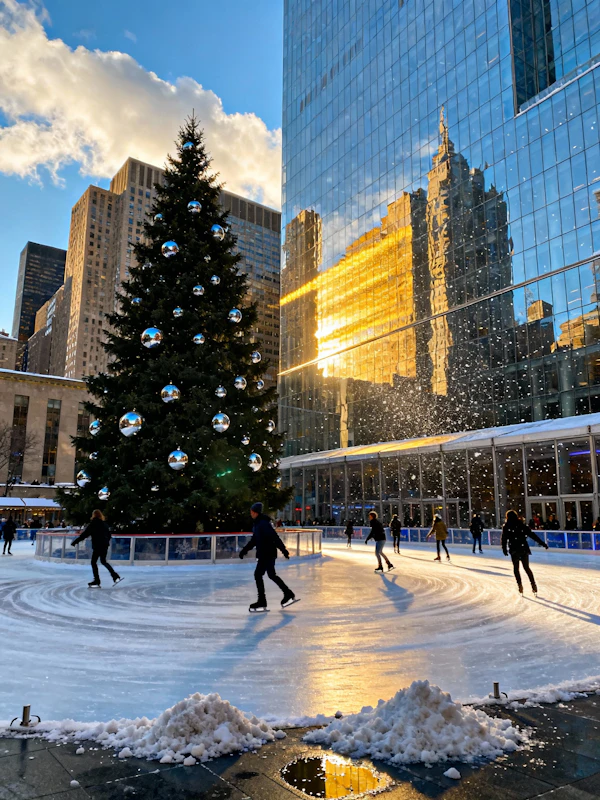 Urban Winter Skating