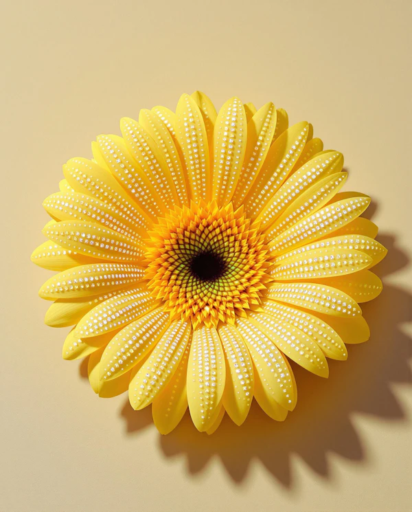 Artistic Yellow Flower