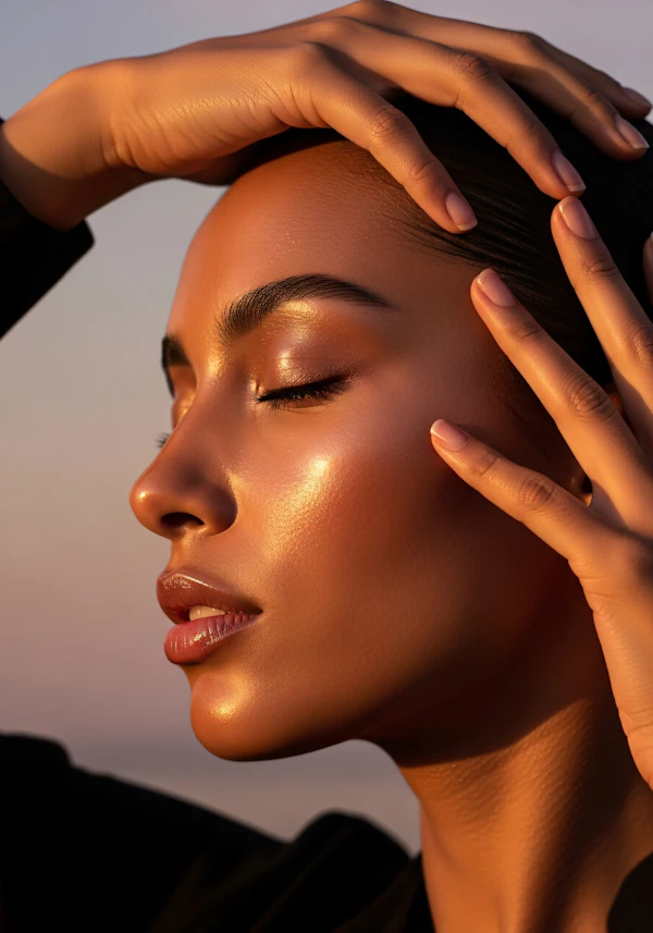 Serene Portrait Glow