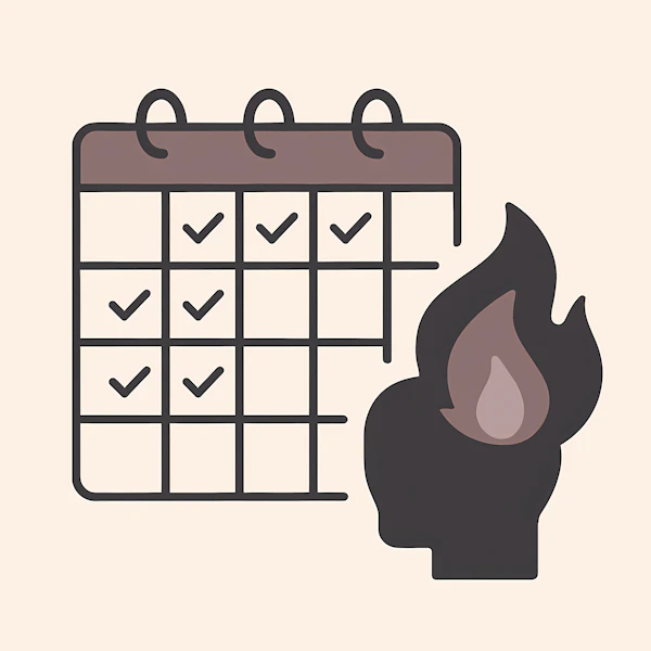 Calendar and Flame Art