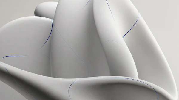 Abstract Curved Design