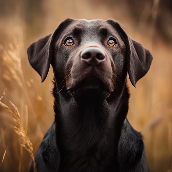 Black Labrador Portrait