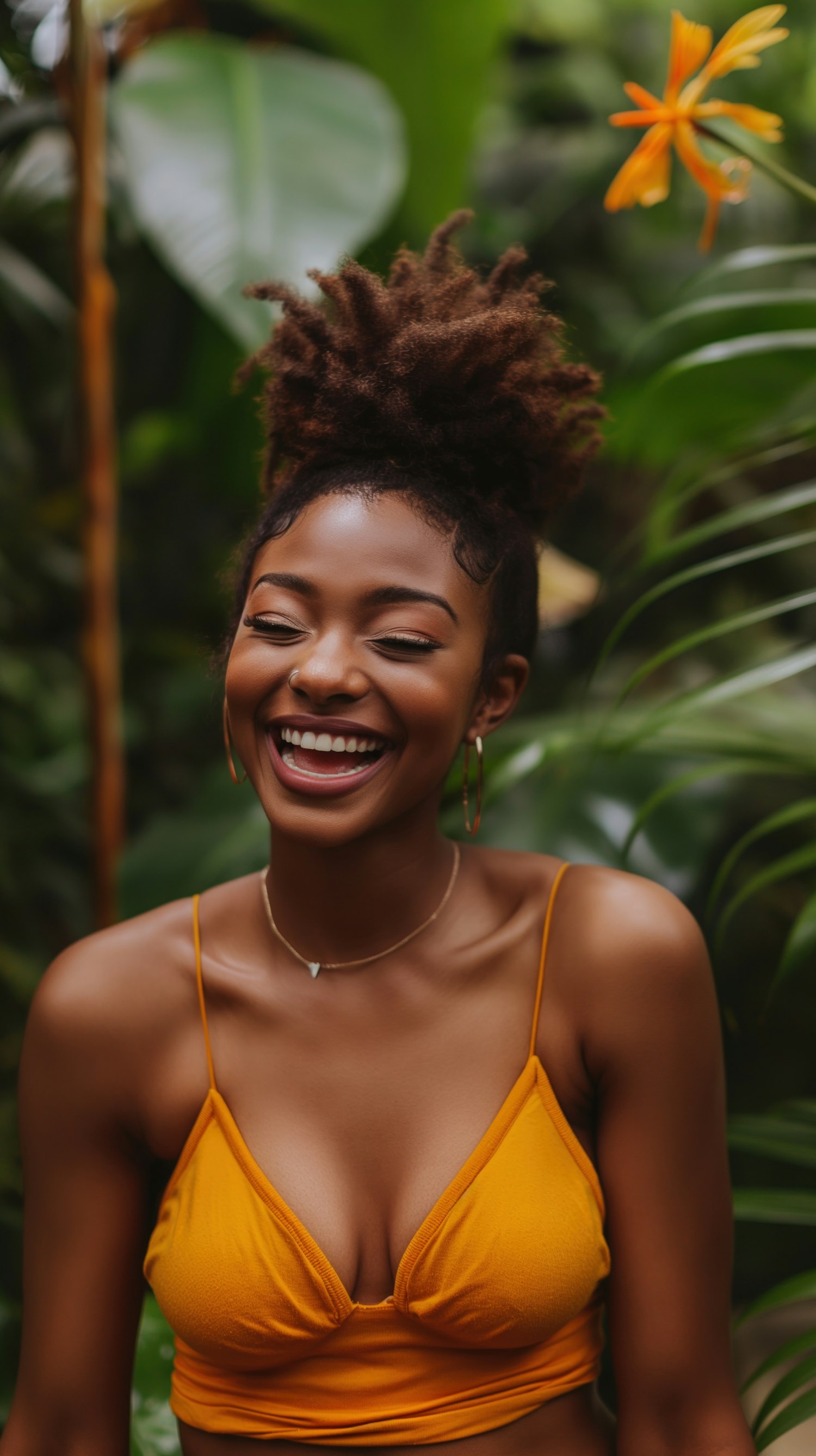 Joyful Woman in Nature