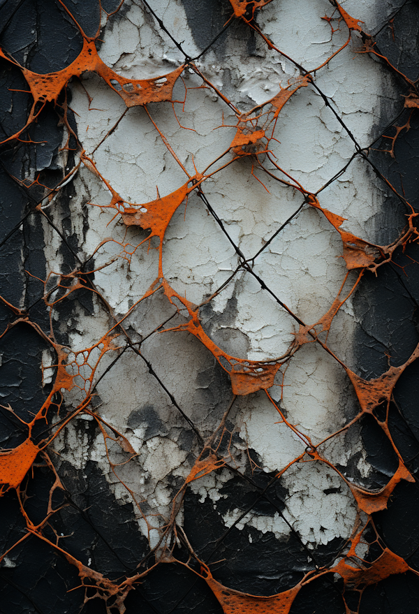 Corrosion Contrast on Weathered Grid