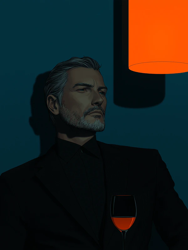 Stylized Man Portrait