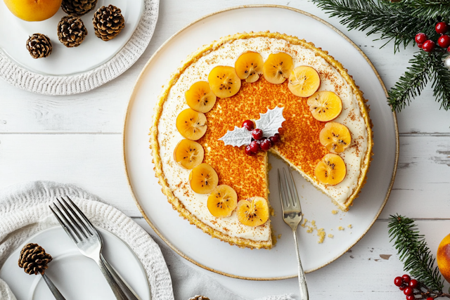 Festive Persimmon Cake