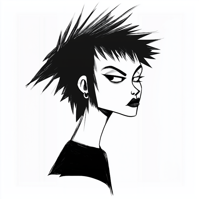 Punk Aesthetic Portrait