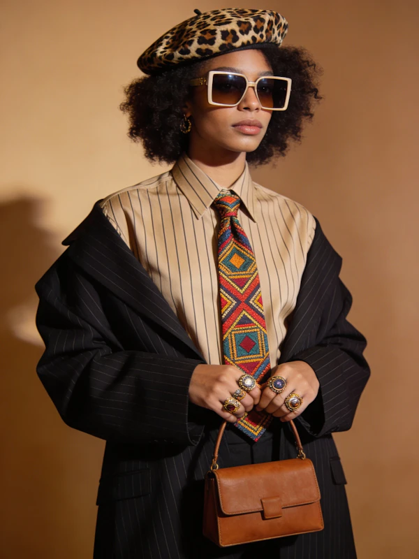 Eclectic Fashion Portrait