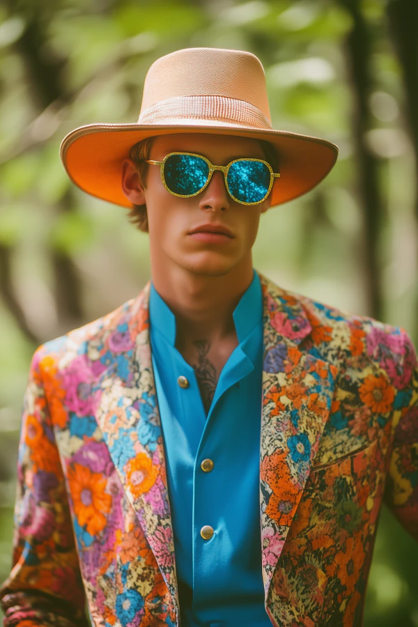 Vibrant Fashion Statement