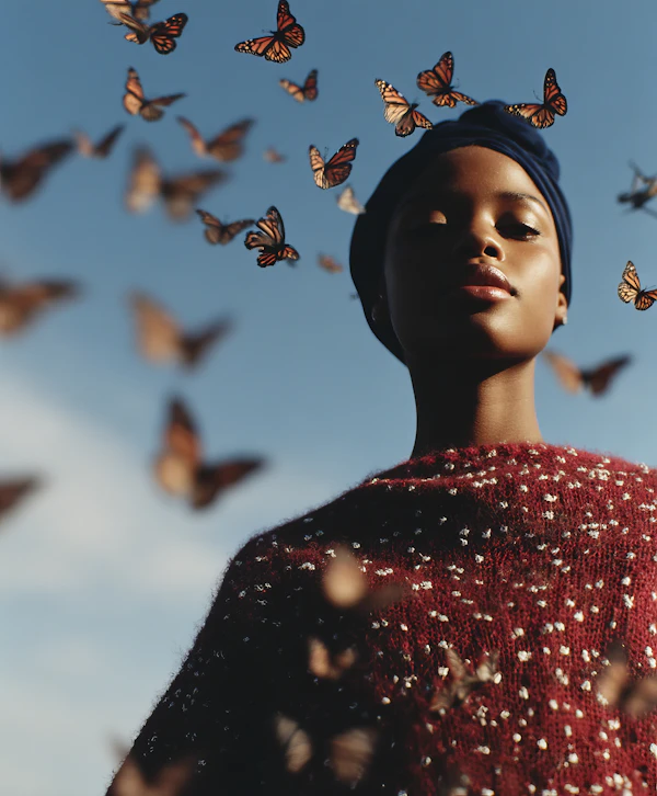 Butterfly Harmony Portrait