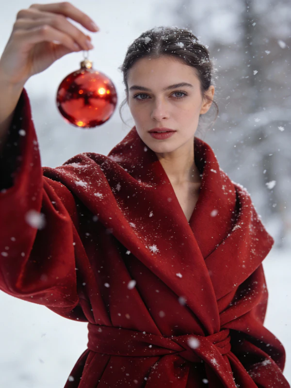 Festive Winter Portrait