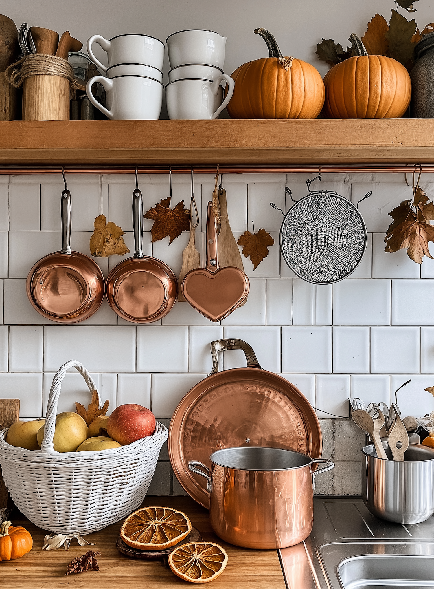 Cozy Autumn Kitchen Scene