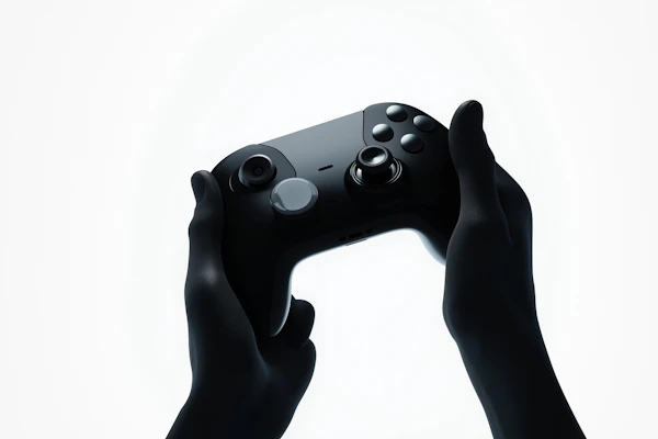Hands Holding Game Controller