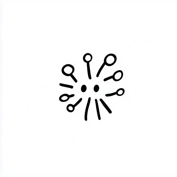 Minimalist Dandelion Art