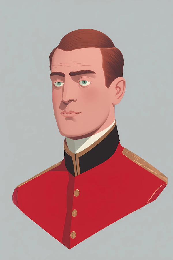 Formal Military Portrait