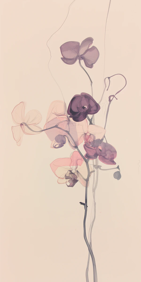 Ethereal Orchid Flowers