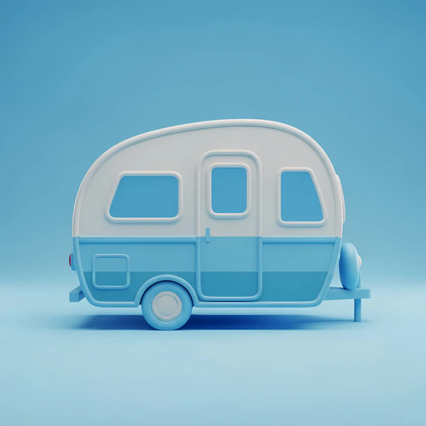 Retro Camper Illustration