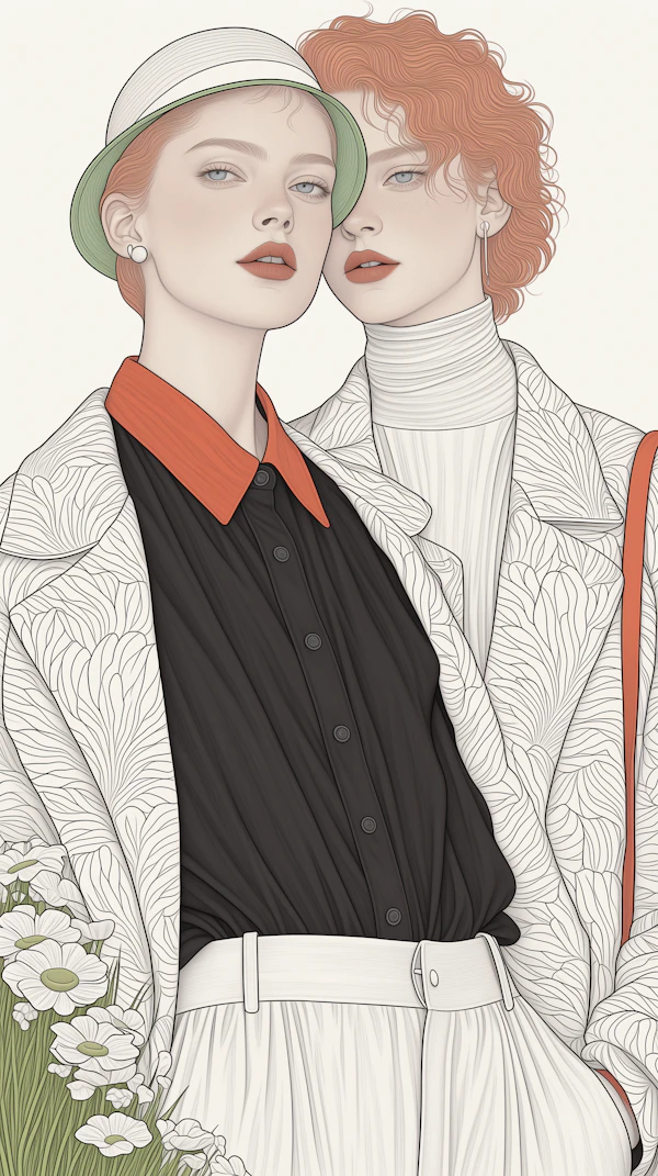 Stylized Duo Portrait
