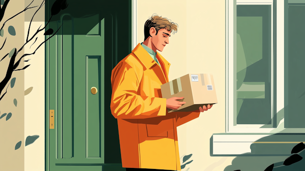 Package Delivery Illustration