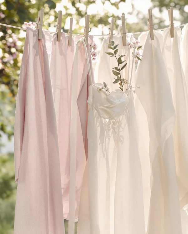 Pastel Fabrics Outdoors
