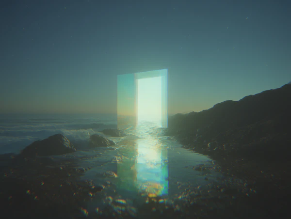 Ethereal Portal at Dusk