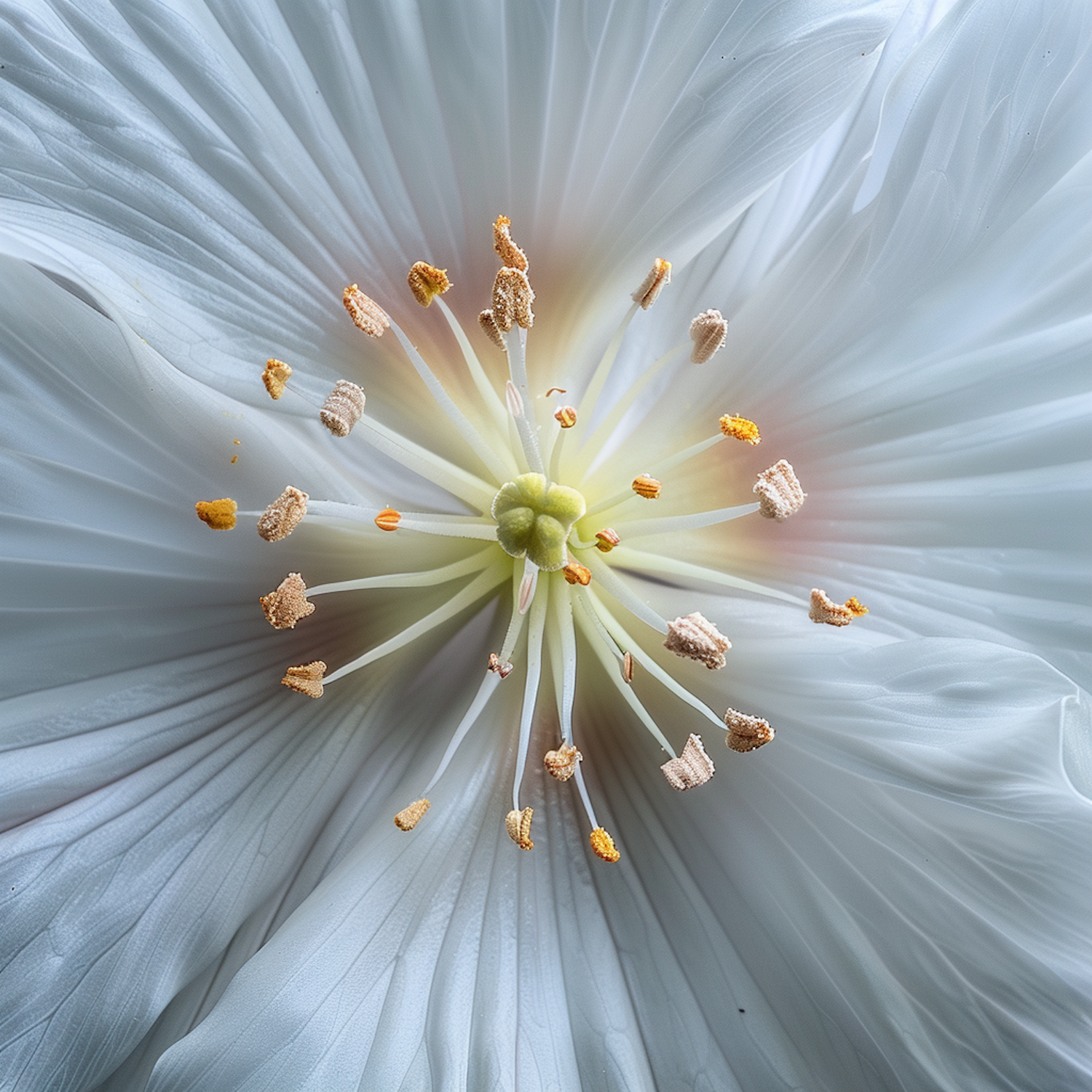 Close-Up of Flower with Contrasting Stamens