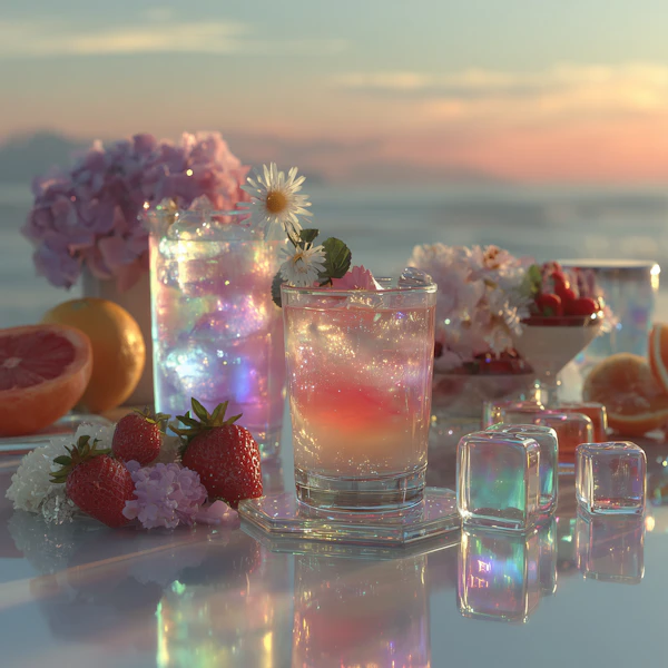 Summer Drinks and Flowers