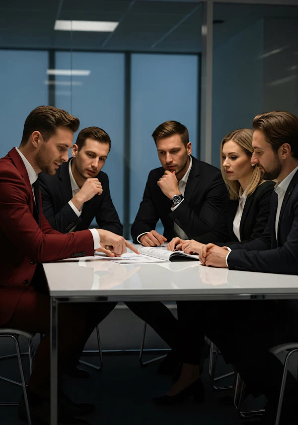 Business Meeting Scene