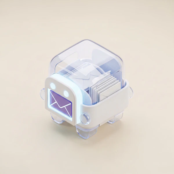 Futuristic Mail Robot